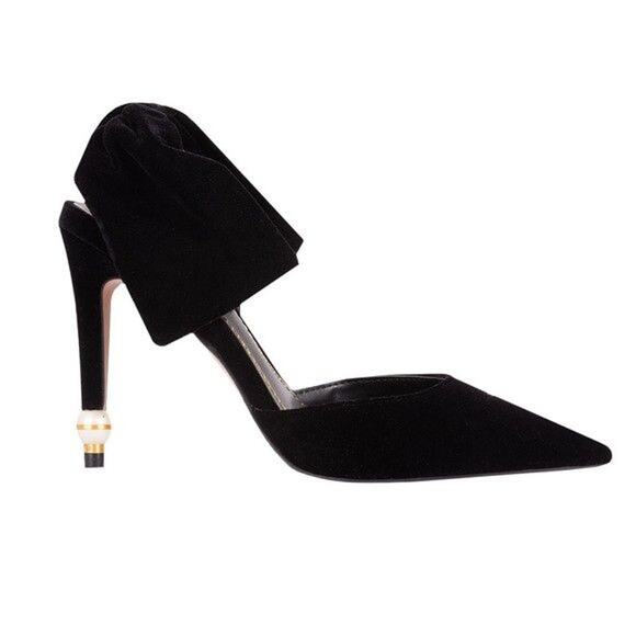 Ted Baker Batalyn Large Bow Court Heels - Picture 2 of 13